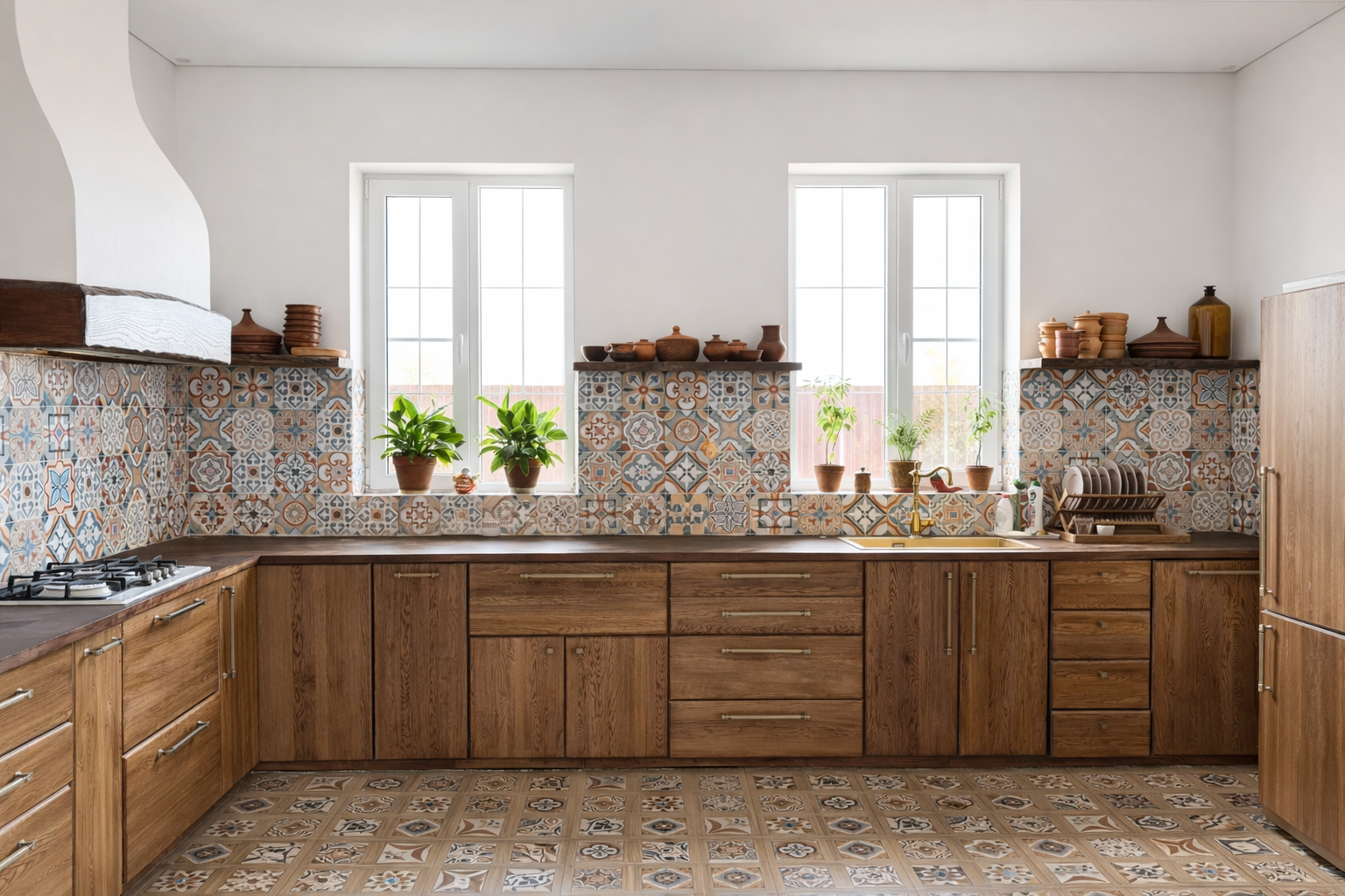 Кухня из массива дуба на заказ в Сочи — SochiCabinetMaker